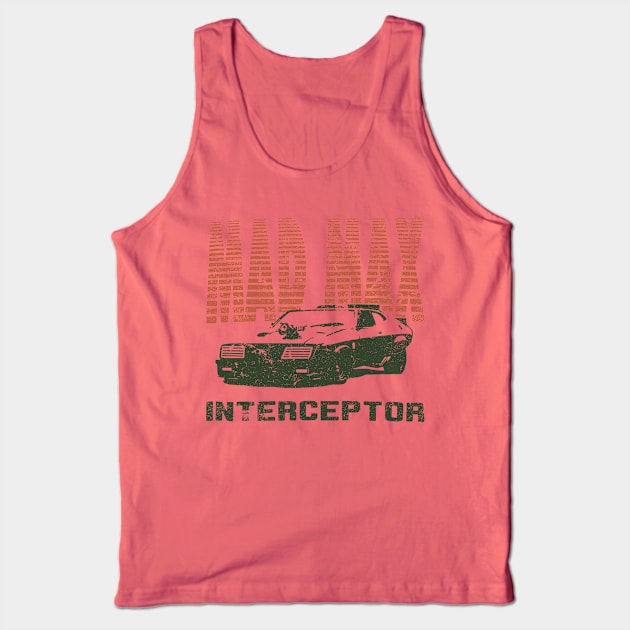 Black Car Ford Falcon V8 The Pursuit Special Interceptor from the movie Mad Max Tank Top by DaveLeonardo